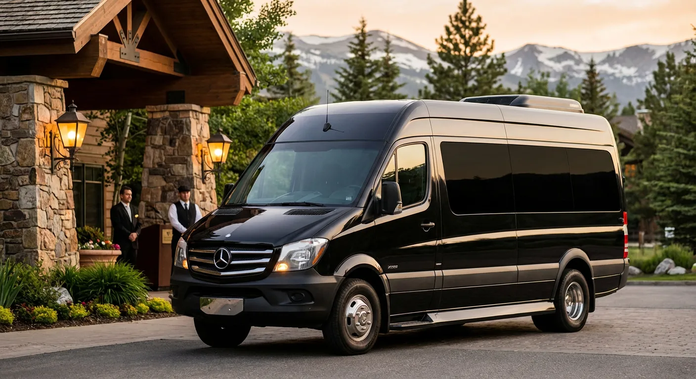 Luxury Executive Sprinter rental in Bozeman Montana